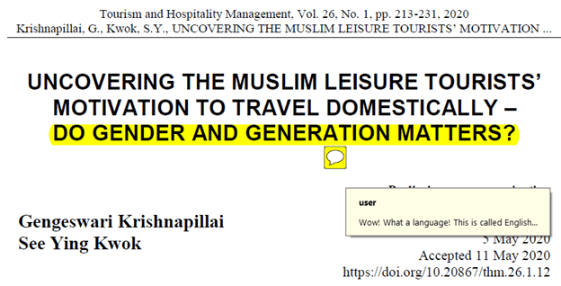tourism and hospitality management journal predatory publisher