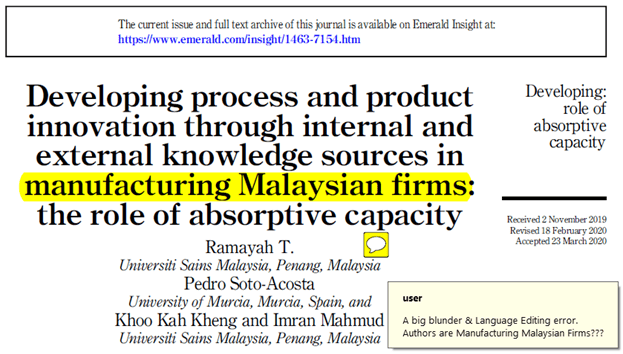 business process management journal predatory publisher