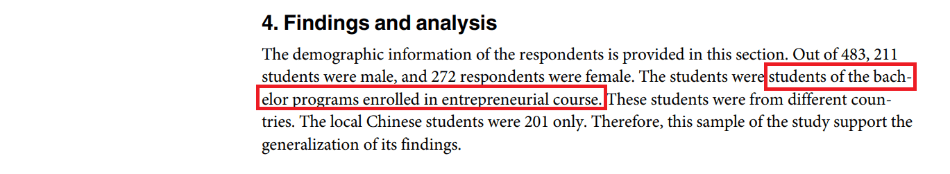  flawed PLOS ONE study on entrepreneurship from china and Pakistan